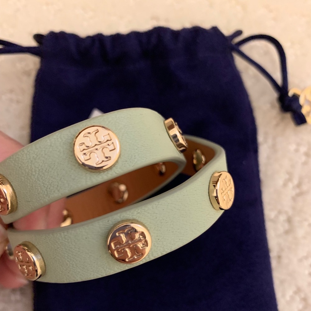 Tory Burch Double Wrap Bracelet - Mint Green